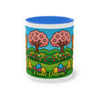 Mug – “Cat &amp; Chicks”, Easter/Spring, 325 ml