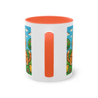 Mug – “Cat &amp; Chicks”, Easter/Spring, 325 ml