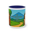 Mug – “Dog and Cat Love with Wife” in comic style, 325 ml