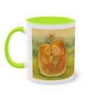 Mug – “Dog and Girl” in watercolor style, 325 ml