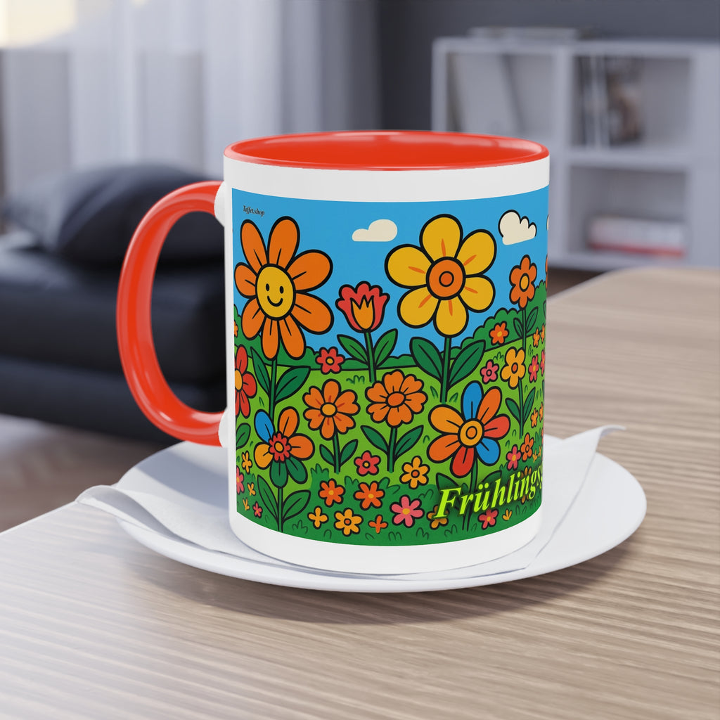 Mug – “Flower Meadow”, Easter/Spring, 325 ml