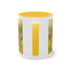 Mug – “Dog and Girl” in watercolor style, 325 ml