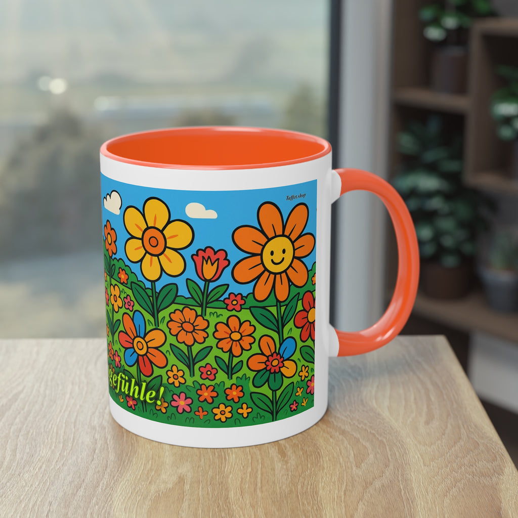 Mug – “Flower Meadow”, Easter/Spring, 325 ml