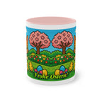 Mug – “Cat &amp; Chicks”, Easter/Spring, 325 ml