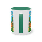 Mug – “Cat &amp; Chicks”, Easter/Spring, 325 ml