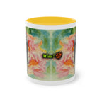 Mug – Cat BKH/BSH with flower in watercolor style, 325 ml